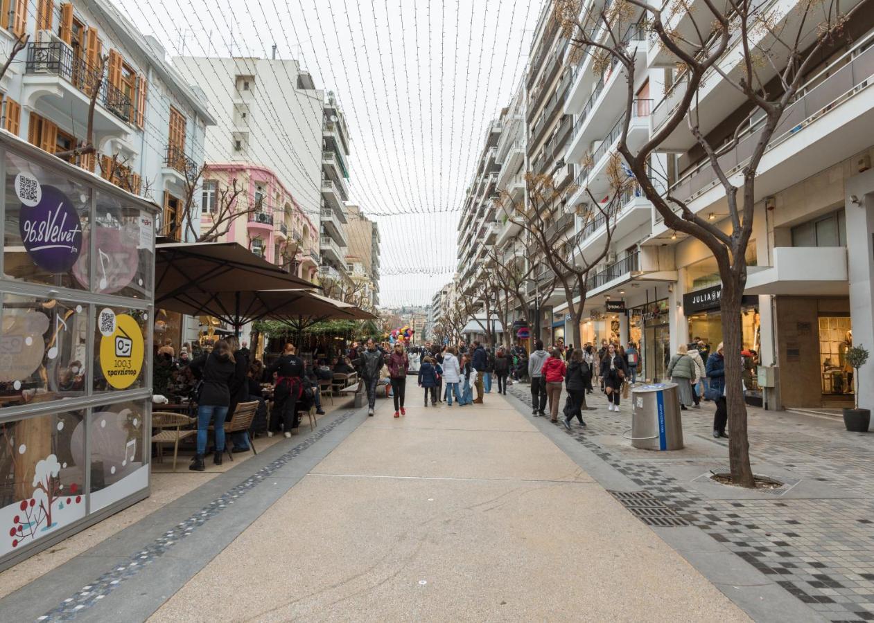 Апартаменти Ag.Sofias Pedestrian Area Luxury Ap. & Big Balcony Салоніки Екстер'єр фото